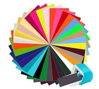 Smart Iron on para Cricut Joy, 14 x 30,5 cm, vinilo de transferencia de calor inteligente, lámina flexible para plóter textiles para planchar, lámina de poliuretano para plóter textil para tejidos