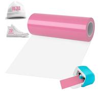Smart Iron on para Cricut Joy Xtra, 24 x 500 cm, color negro, vinilo de transferencia de calor inteligente, lámina flexible para plóter textil para planchado, lámina de plóter de poliuretano textil