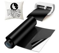 Smart Iron On - Rollo de vinilo para Cricut Joy Xtra, 24 cm x 200 cm, vinilo de transferencia inteligente HTV, lámina de vinilo para plóter autoadhesivo, poliuretano, para manualidades, tejidos y