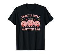 Smart Is Sweet Academic Valentine Test Day Camiseta