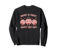 Smart Is Sweet Academic Valentine Test Day Sudadera