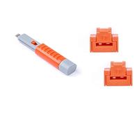 Smart Keeper Essential - Bloqueadores de Puertos RJ45 (10 Unidades, Incluye 1 Llave de Bloqueo), Color Naranja