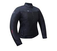 SMART LADY | Chaqueta Moto para Mujer Resistente al Calor [ Verano ] con Protectores Removibles | Homologada, Negro, L