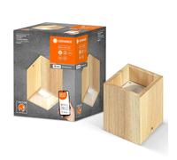 Smart+ Lámpara De Techo LED Decorativa De Madera 8W CCT 3000K-6500K WiFi