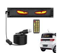 Smart LED Car Lights, RGB Waterproof Devil Eyes Light, Programmable Flex Car Display, Funny Eye Light Signs, Car Decoration Lights, LED Eye Lights For Cars, Color-Changing Car Lights, Creative LED Sig
