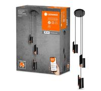 Smart+ LED Lámpara Colgante Decor Twist Negro Ø27cm 25W CCT WiFi