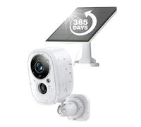 Smart Life-batería Recargable for Exteriores, inalámbrica, vigilancia IP de 5MP, CCTV, protección PIR, cámara Solar con Sirena(CAM Add 32G Card)