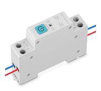 Smart Life WIFI 1P carril DIN para Smart Home,Interruptor automático Wifi carril DIN,Smart Home APP mando a distancia,Vista de varios datos actuales 35 mm montaje en carril DIN