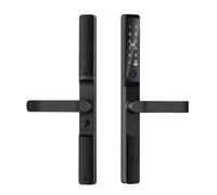 Smart Locks - Cerradura para puerta delantera, 85 92 mm, acceso a smartphone, sin llave, manija de bloqueo de puerta de entrada, aplicación ultrafina, operación remota WiFi inteligente (2885)