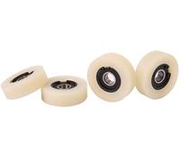 Smart Machines INDUSTRIAL_CASTERS - 4 rodillos PA6G de poliamida, 45 mm de diámetro x 5 cm de ancho, rodamiento de 10 mm, capacidad de carga de 50 kg, mecanizado preciso, bajo ruido, alta resistencia