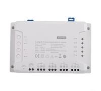 Smart - Módulo de conmutación WiFi de 4 canales para Sonoff 4CH R3 y 4CH PRO R3, montaje en riel con mando a distancia RF, control por voz para Alexa y Google Home, blanco (4 CH Pro-R3)