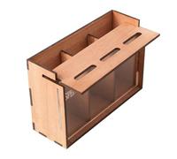 Smart Money Box - Wooden Coin Saver for Habit Building | Solid Pine Compartments with Removable Trays, Stylish Home Decor Organizer, Money Storage Organizer for Adults Kids Teens