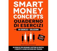 Smart Money Concepts Quaderno di Esercizi: 80 esercizi per imparare e mettere in pratica i concetti e avere successo nel Trading