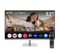 Smart Monitor 32 Pulgadas con Smart Sistema TV | UHD 4K@60Hz | Bluetooth, WiFi, Speaker, KVM | Voice Remote | HDR10 | HDMI 2.1, DP 1.4, PD 65W USB C (DP), USB-A x 4