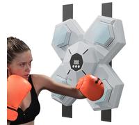 Smart Music Boxing Machine - Entrenador de perforación Interactivo, Dispositivo de Entrenamiento de Ritmo, Almohadilla de Boxeo montada en la Pared, Equipo de Entrenamiento Musical, de Fitness