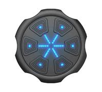 Smart Music Boxing Machine - Máquina de boxeo de música electrónica, recargable de 2000 mAh, fuerte pared, enfoque, coordinación ojo-mano para adultos, entrenamiento en casa, fitness, ejercicio físico
