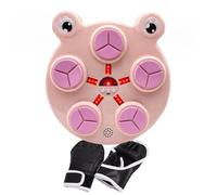 Smart Music Boxing Machine, Wall Mounted Punching Machine, Punch Speed Trainer with Lights, Interactive Music Boxing Trainer, Ajustable Punching Speed Machine, Cartoon Boxing Machine for Kids