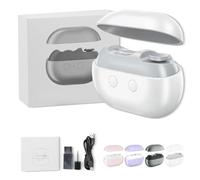 Smart Nail Clipper, With Led Light, Usb Rechargeable Automatic Nails Care Tool for Adults, Seniors (White)