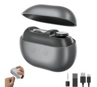 Smart Nail Clippers, Electric Nail Clipper & Polisher with LED Light & Storage Box, Safe Toe Automatic Fingernail Trimmer for Seniors, Adults, Kids, Baby (A-black)