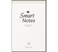 Smart Notes - Minimalist Study Journal for Success: A clean and focused notebook designed to help students organize their thoughts, take notes, and achieve academic success