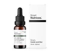 Smart Nutricos - Aceite de CBD 30% + Escualeno - 10 ml - Base de Aceite de Coco y Aceite de Semilla de Cáñamo Ecológico - 3.000 mg de Cannabidiol Certificado - Fabricado en Europa