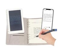 Smart Pen & Notebook Set, Digitalización de Sincronización en Tiempo Real, Pluma Inteligente, para el Dibujo de la Oficina de la Oficina de Aprendizaje, Compatible con la (Blue)