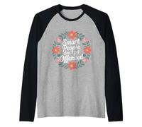 Smart People Don't Get Offended Inteligencia - Camiseta Manga Raglan
