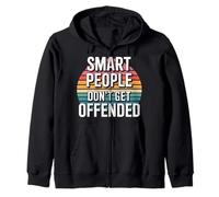 Smart People Don't Get Offended Inteligencia - Sudadera con Capucha