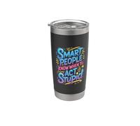 Smart People Know When To Act Stupid tonto inteligente - Vaso térmico de acero inoxidable de doble pared