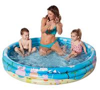 Smart-Planet Piscina infantil hinchable Peppa Pig - 150 x 25 cm - Piscina de 3 anillos Peppa Pig - Piscina infantil - Piscina para bebés - Piscina - Piscina - Piscina de suelo