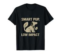 Smart Pup Low Impact | Espíritu de Perro Consciente de la Naturaleza Camiseta