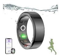 Smart Ring, Anillo Inteligente,Smart Ring Fitness Tracker Ring,IP68 Modos Multideportivos A Prueba De Agua para Android para iOS,Rastreador De Oxígeno En Sangre Compatible con Bluetooth