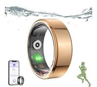 Smart Ring, Anillo Inteligente,Smart Ring Fitness Tracker Ring,IP68 Modos Multideportivos A Prueba De Agua para Android para iOS,Rastreador De Oxígeno En Sangre Compatible con Bluetooth
