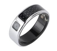 Smart Ring Fitness Tracker, Bluetooth IP68 a Prueba de Agua, Sleep & Step & Health Monitoring, Fashion Sport Smart Rings para Hombres IOS y Android, Anillo de Fitness con Control