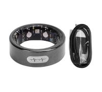 Smart Ring, Fitness Tracker Ring with IP68 Water Proof 50m Sports Modes Activity Tracker Ring Step Counter Bluetooth App Sync Long Battery Life for Men Women (10#)