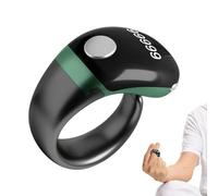 Smart Ring - Pulsera electrónica LCD, Dispositivo de Dedo Ajustable, de Paso Recargable, Herramienta de monitoreo de Actividad de Movimiento, para Adultos, Adolescentes, Personas Mayores