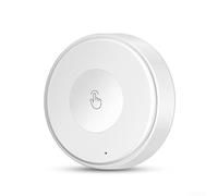 Smart Scene Switch para TUYA para Zigbee 3.0 - Recargable con batería de 450 mAh, control de 3 botones (corto/largo/doble) para facilitar la automatización de la luz, cortinas (blanco)