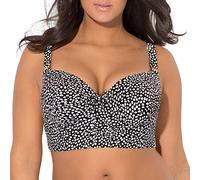 Smart & Sexy Parte Superior de Bikini con Aros de Apoyo y Busto Completo, Perla de Agua Dulce, 95F para Mujer
