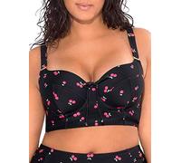 Smart & Sexy - Parte Superior de Bikini, para Mujer, con Aros, con Relleno Ligero, para Mayor Comodidad y Efecto Moldeador, Cereza Dulce, 80E