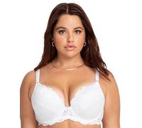 Smart & Sexy Sa276 Brasier Push Up Mujer (Pack de 1) | Sexy y cómodo sujetador transparente con aros de malla translúcida ligera para mayor transpirabilidad
