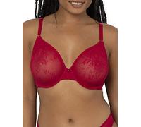 Smart & Sexy Sheer Mesh Demi Underwire Bra Sujetador, Traslúcido, No Red (Smooth Lace), 80C Mujeres