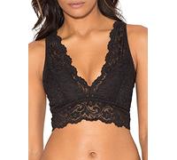 Smart & Sexy Signature Lace Deep V Neck Wireless for Women with Support, and Bralette Pack Sujetador, Tono Negro/Blanco, M para Mujer