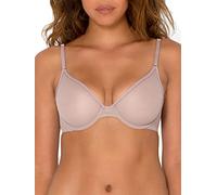 Smart & Sexy - Sujetador de Mujer de Media Copa, con Malla Transparente y Aros, 1 o 2 Unidades, Corteza (Mesh), 90C