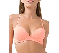 Smart & Sexy Traje de baño estándar Convertible para Mujer, Bikini Push-up, línea Secreta, Multicolor/fantasía (Peach Luster), 80B