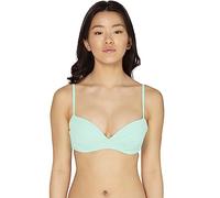 Smart & Sexy Women's Standard Swim Secret Convertible Push-up Bikini Top, Mint Chip, 32C