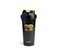 Smart Shake Lite MTV Hamburger Logo Shaker Botella (800 ml/27 onzas) | Diseño duradero y fácil de limpiar botella de agua | A prueba de fugas, libre de BPA y DEHP