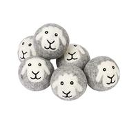Smart Sheep Bolas de lana para secadora, paquete de 6 unidades, suavizante natural de alta calidad, galardonadas, bolas de lana que sustituyen a las hojas de secadora, bolas de lana para secadora,