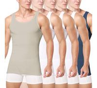 Smart Sir Camisetas Interior Hombre Clásicas, Pack de 3/5, 100% Algodón, Varias Tallas S-5XL y Colores Disponibles