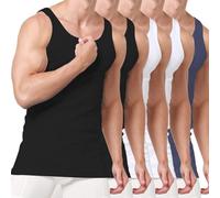 Smart Sir Camisetas Interior Hombre Clásicas, Pack de 3/5, 100% Algodón, Varias Tallas S-5XL y Colores Disponibles