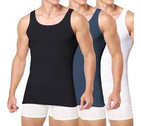 Smart Sir Camisetas Interior Hombre Clásicas, Pack de 3/5, 100% Algodón, Varias Tallas S-5XL y Colores Disponibles